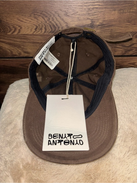 Benito Antonio x Zara Brown Distressed Baseball Cap